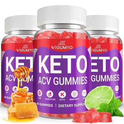 Keto ACV Gummies for Adults Advanced Formula with B12 Pomegranate Beet Juice 180 ct