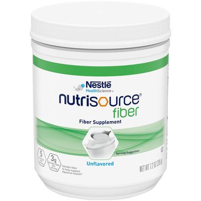 NutriSource Fiber Dietary Fiber Nutritional Supplements, Unflavored, 7.2 Ounce Pack of 4