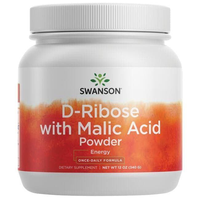 Swanson D-Ribose with Malic Acid Complex Powder 12 Ounce 340 g Pwdr