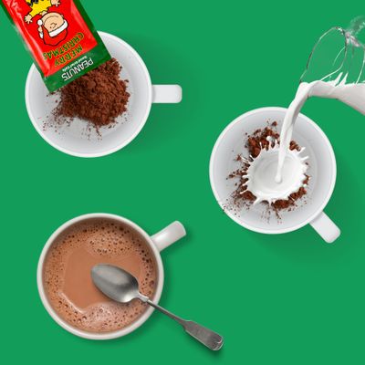 Needzo Merry Christmas Charlie Hot Cocoa Powder, Individual Packets, Holiday Stocking Stuffers for Kids and Adults, Pack of 3, 1.25 Ounces Each