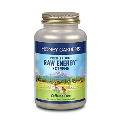 Honey Gardens Raw Energy Extreme : 46100: Cap, Btl-Plastic 720mg 100ct