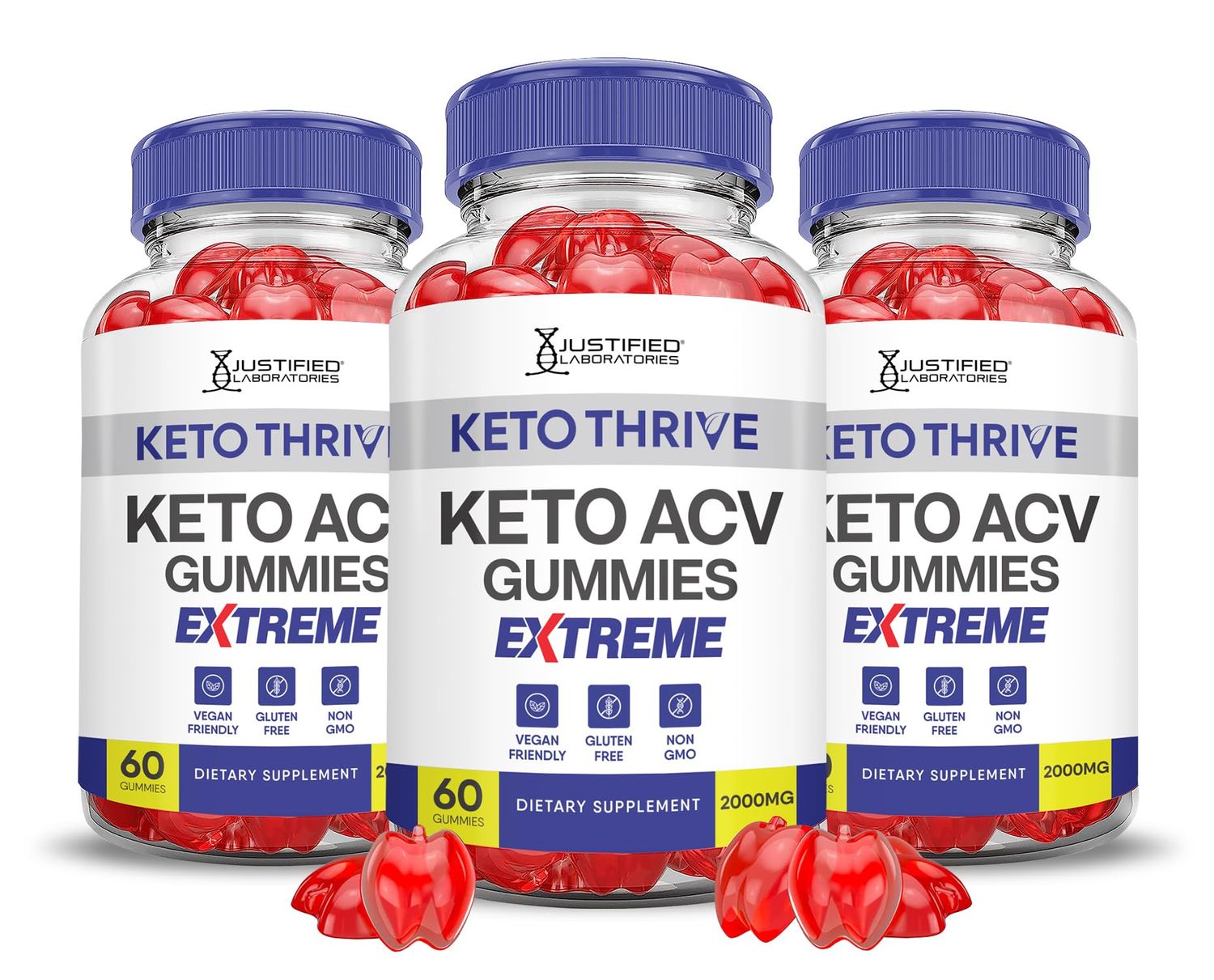 3 Pack Keto Thrive Keto ACV Gummies Extreme 2000MG Keto Thrive Keto Gummies Apple Cider Vinegar Formulated with Pomegranate Beet Juice Powder B12 Vegan Non GMO 180 Gummys