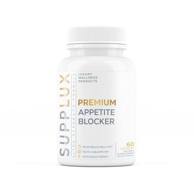 SuppLux PREMIUM Appetite Suppressant Weight Loss Pills for Women Belly Fat Burner, Carb Blocker, Energy Booster, Metabolsim Activating Natural Safe 3rd Party Tested - 60 Capsules