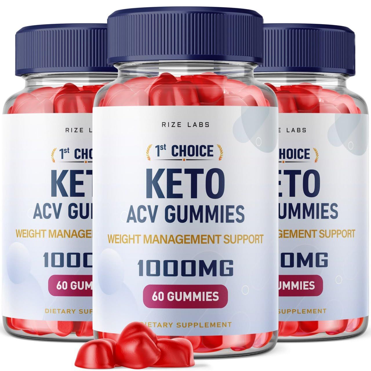 rize labs - 1st Choice Keto ACV Gummies - Advanced Weight Loss Support with Apple Cider Vinegar ACV Supplement Belly Fat Diet 180 Gummies