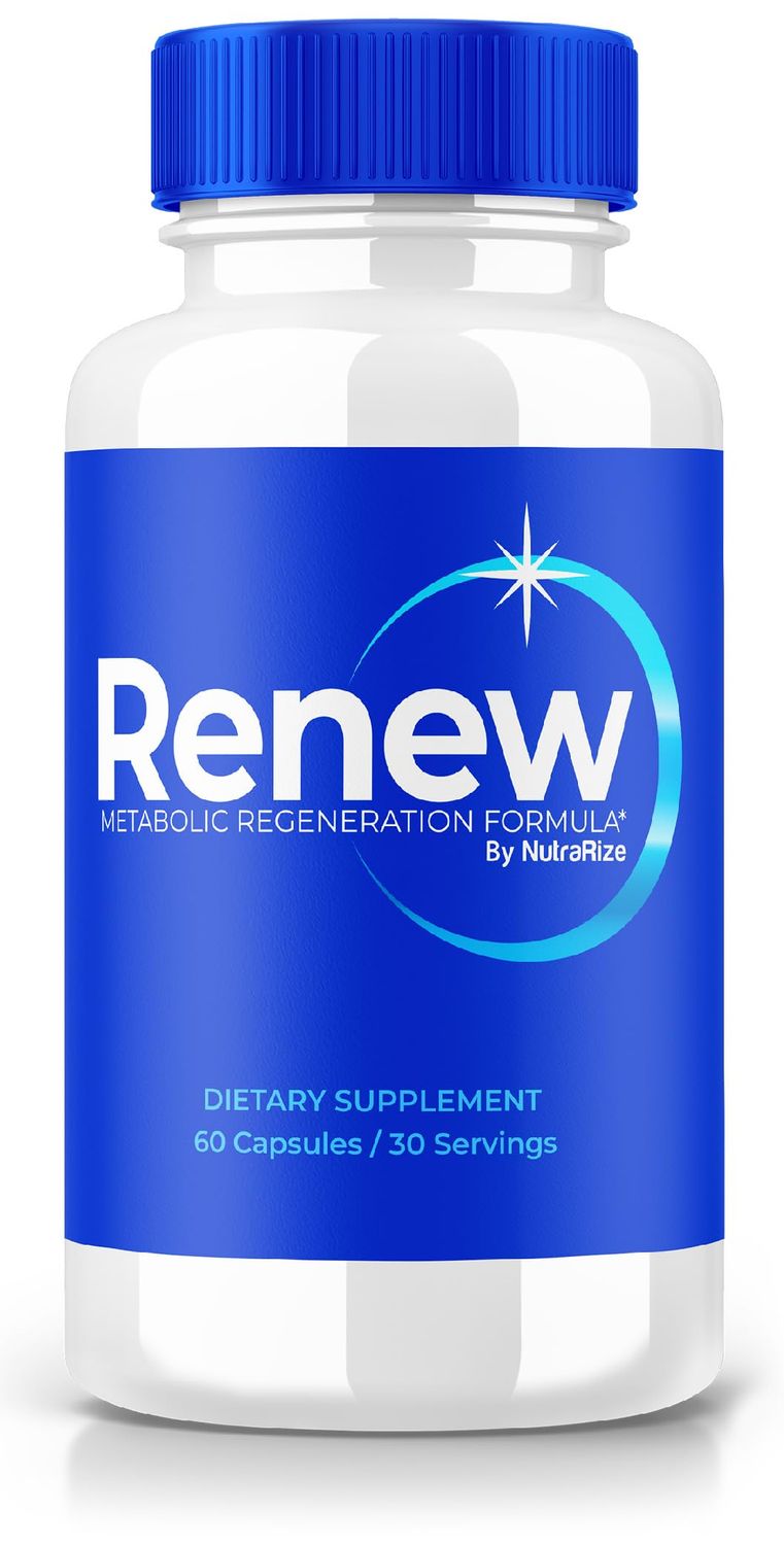 NutraRize Renew Capsules, All-Natural Dietary Supplement 800MG Pills, Advanced Formula for Energy and to Support Active Lifestyle, Re New Pastillas Reviews 60 Capsules