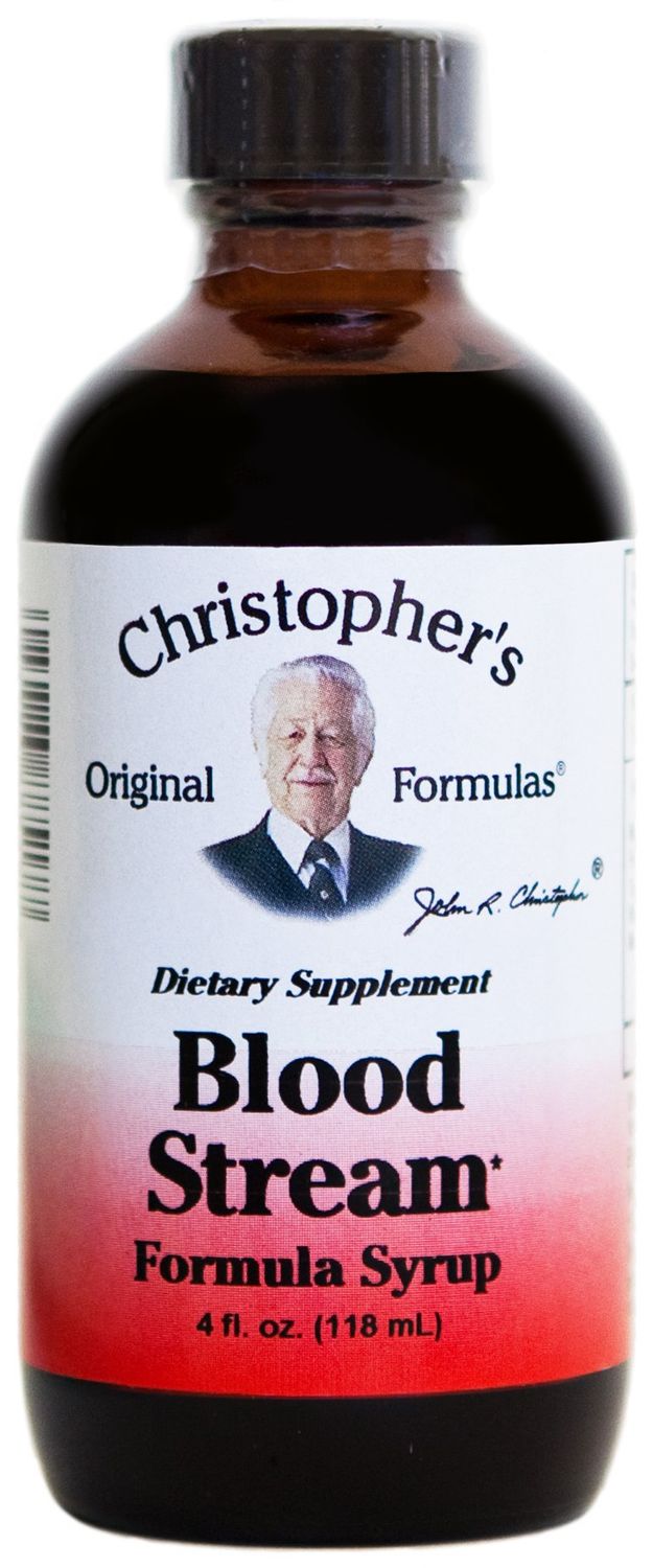 Dr. Christophers Bloodstream Cleanse Syrup Replaces Red Clover Combination - 4 oz - Liquid