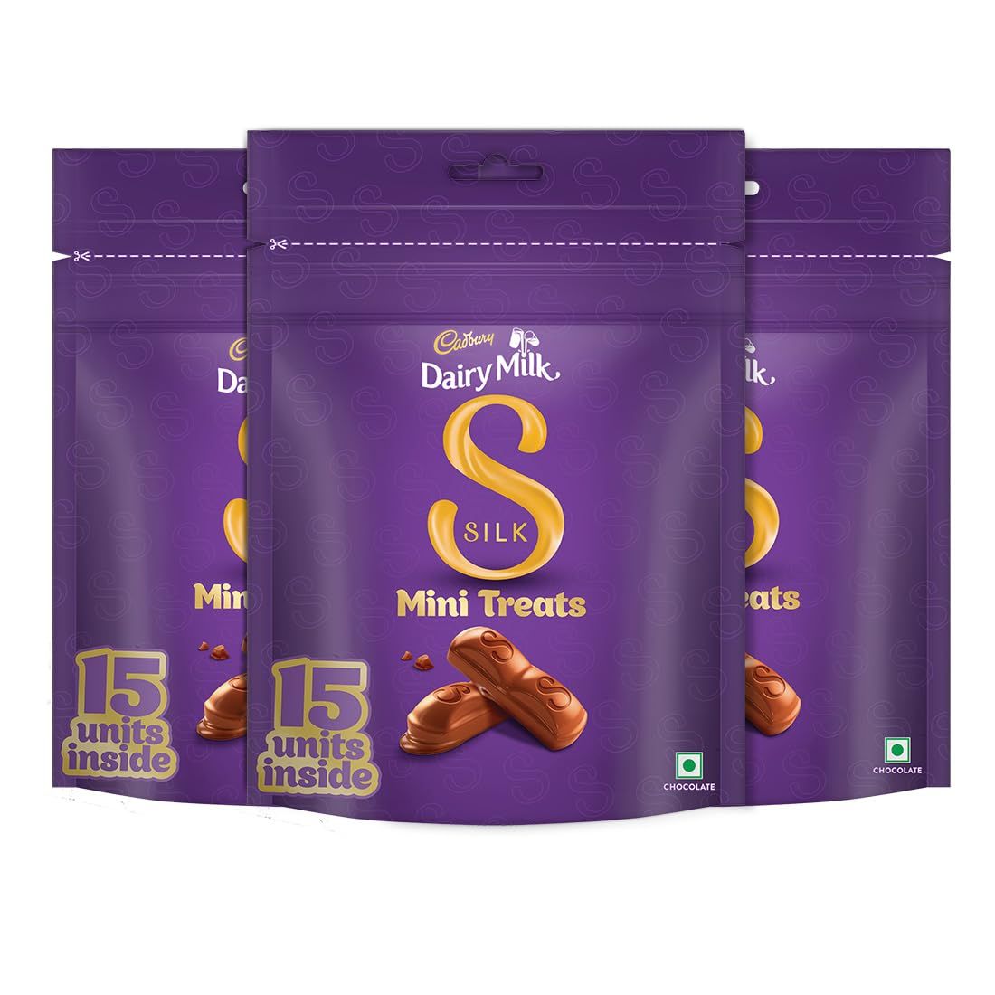Cadbury Dairy Milk Silk Chocolate Home Treats, 162gm - Pack of 3