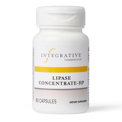 Integrative Therapeutics Lipase Concentrate-HP-Gut Enzyme Supplement for Men and Women to Support The Digestion of Fats - 90 Vegan Capsules