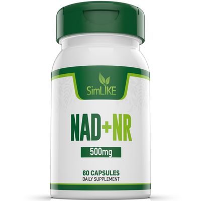 Simlike NMN Supplement Alternative - Nicotinamide Riboside NADwith Resveratrol Supplement Precursor NR - Support Healthy Aging, Methylation, Cellular Energy Production and Metabolism 30 Servings