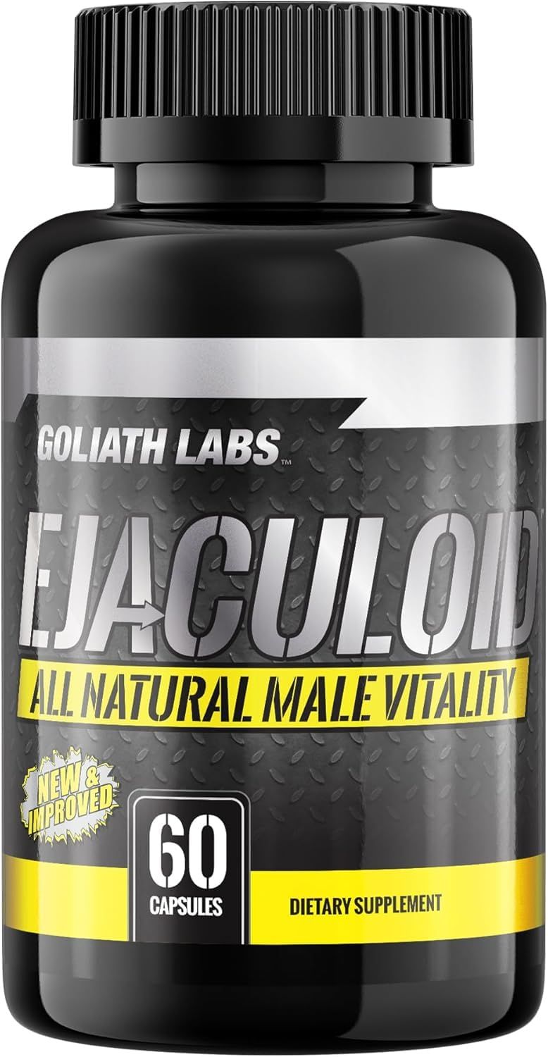 Goliath Labs Mens Booster Capsules 60 Veg CapsulesBottle Natural Strength Gainer Pills for Enhancing Male Energy - Supports Longevity, More Volume - Multivitamin Health Supplements