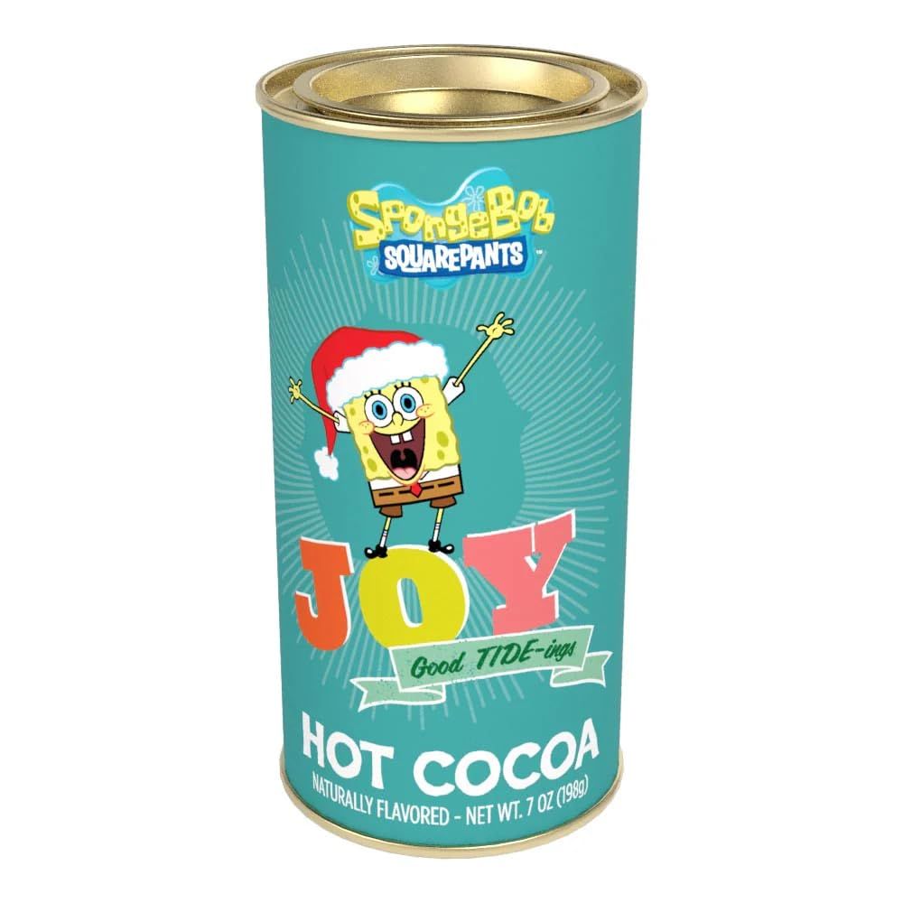 McStevens SpongeBob Squarepants Joy Good TIDE-ings Hot Cocoa 7oz Round Tin