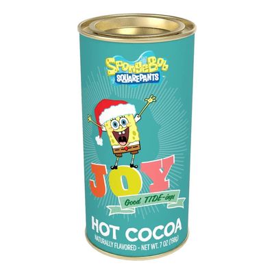 McStevens SpongeBob Squarepants Joy Good TIDE-ings Hot Cocoa 7oz Round Tin