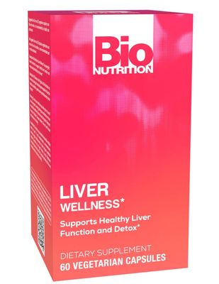 Bio Nutrition Liver Wellness 60 Vegetarian Capsules Supports Healthy Liver Fuction Detoxification Support Milk Thistle 500 mg Digestive Health Improved Energy Levels