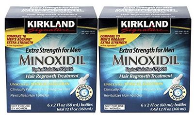 12-Month Kirkland Extra Strength Minoxidil Topical Solution USP 5 Hair Regrowth
