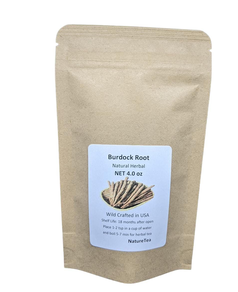 Burdock Root - Arctium lappa Roasted Loose Burdock Root Cut 100 from Nature 4 oz