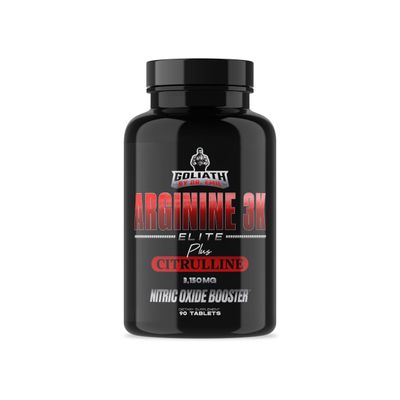 Dr. Emil - Elite L Arginine 3150mg L-Citrulline Highest Dose - Nitric Oxide Supplement for Vascularity, Endurance and Heart Health AAKG and HCL - 90 Tablets