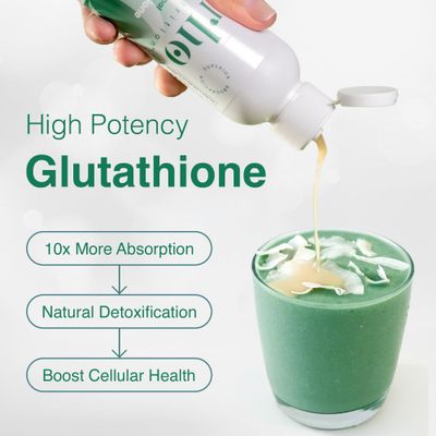 Rho Nutrition Liposomal Glutathione - Ultra High Absorption Liquid Glutathione Supplement - Supports Natural Detoxification, Immune System, Skin Health, Mental Clarity Overall Well-Being