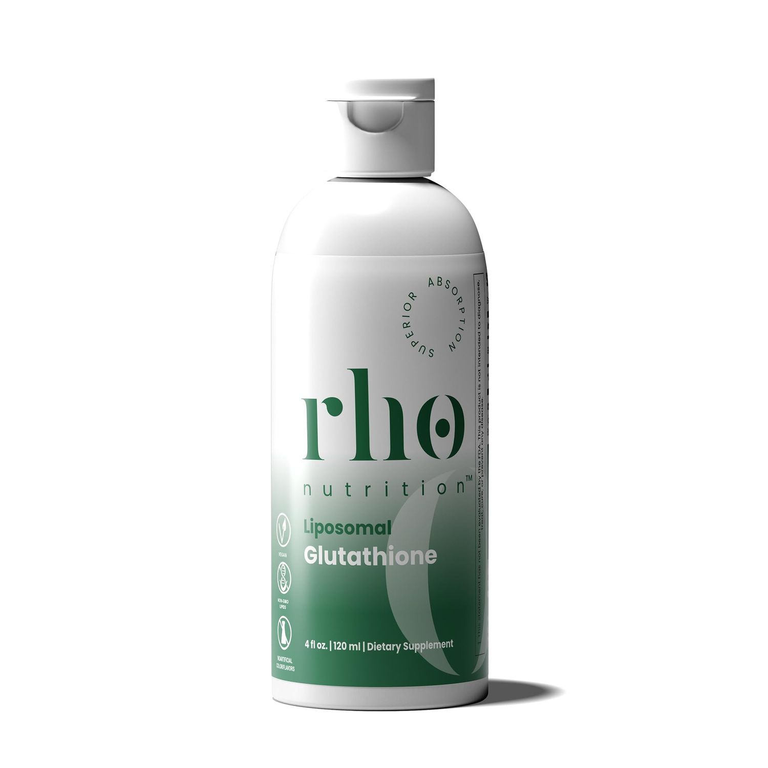 Rho Nutrition Liposomal Glutathione - Ultra High Absorption Liquid Glutathione Supplement - Supports Natural Detoxification, Immune System, Skin Health, Mental Clarity Overall Well-Being