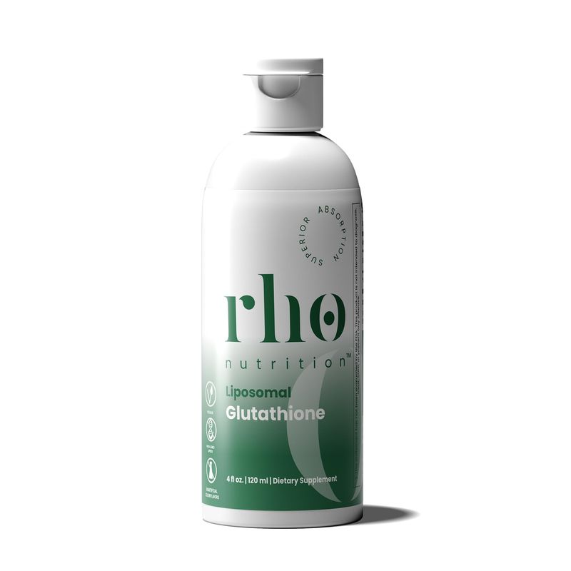 Rho Nutrition Liposomal Glutathione - Ultra High Absorption Liquid Glutathione Supplement - Supports Natural Detoxification, Immune System, Skin Health, Mental Clarity Overall Well-Being