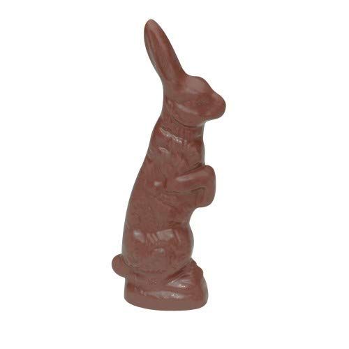 Anthony Thomas, Solid Milk Chocolate Rabbit, Standing Bunny Covered in Signature Milk Chocolate, Solid Chocolate Molds for Easter, Ohio Chocolates 6.75 oz