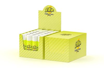 Zap Caffeine Gum 6 Pack Sugar Free Energy Keto-Friendly
