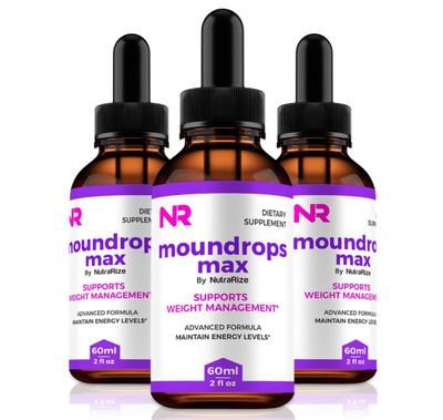 NutraRize 3 Pack Moundrops Max, Official MounDrops Max to Maintain Energy Levels and Fitness, All Natural Formula for Healthy Body Overall Well-Being, Moun Drops Max Liquid Dropper 90 Servings