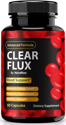 Clear Flux Pills, Official ClearFlux Capsules, All-Natural Support, Premium Support to Maintain Stable Levels Healthy Circulation, All Natural Clear Flux Health Reviews 60 Capsules