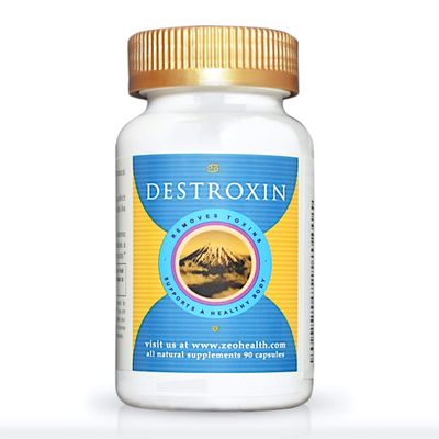 DESTROXIN Zeolite Capsules with B-12 and Calcium 90 Count Naturally Supports Cellular Detox, Optimal Energy, Upset Stomach Relief Body Alkalinity pH Increaser