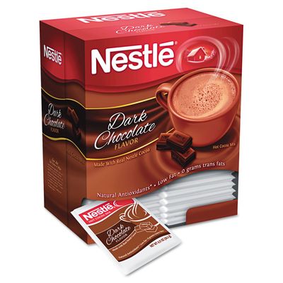 Nestl Hot Cocoa Mix, Dark Chocolate, 0.71 Oz, 50box