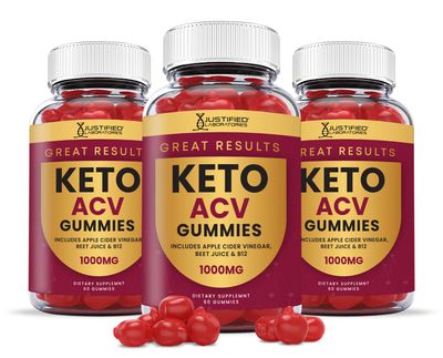 3 Pack Great Results Keto ACV Gummies Advanced Formula 1000MG Great Results Keto Gummies Apple Cider Vinegar Formulated with Pomegranate Beet Juice Powder B12 Vegan Non GMO 180 Gummys