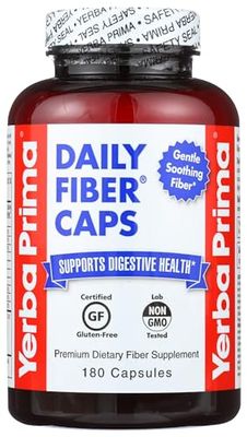 Yerba Prima Daily Fiber, 625mg, 180 Caplets