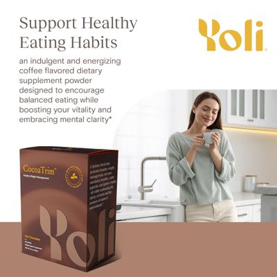 Yoli CocoaTrim - Food Craving Suppressant - Chocolate Flavored Supplement Powder