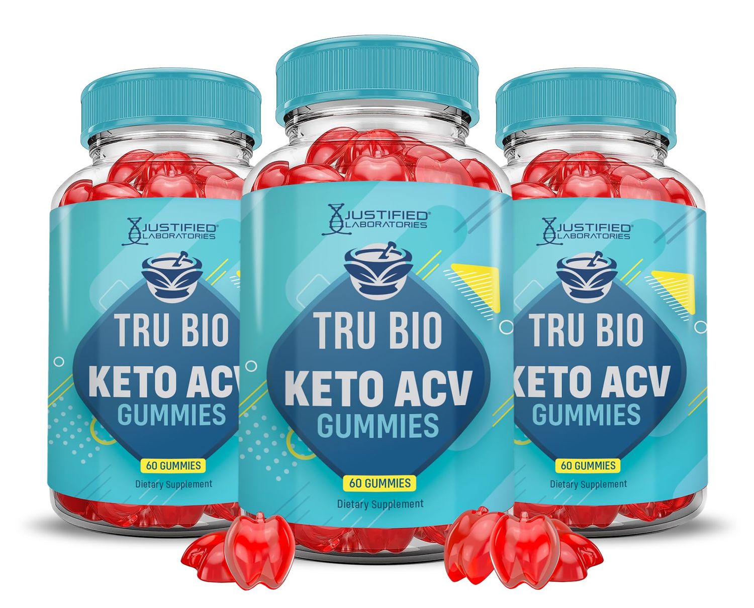 3 Pack Tru Bio Keto ACV Gummies Advanced Formula 1000MG TruiBIo Keto Gummies Apple Cider Vinegar Formulated with Pomegranate Beet Juice Powder B12 Vegan Non GMO 180 Gummys