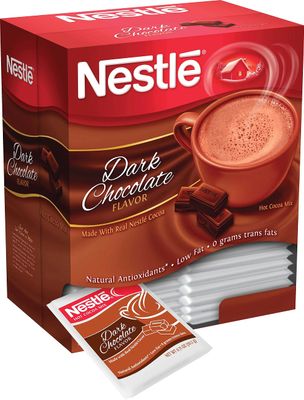 Nestl Hot Cocoa Mix, Dark Chocolate, 0.71 Oz, 50box