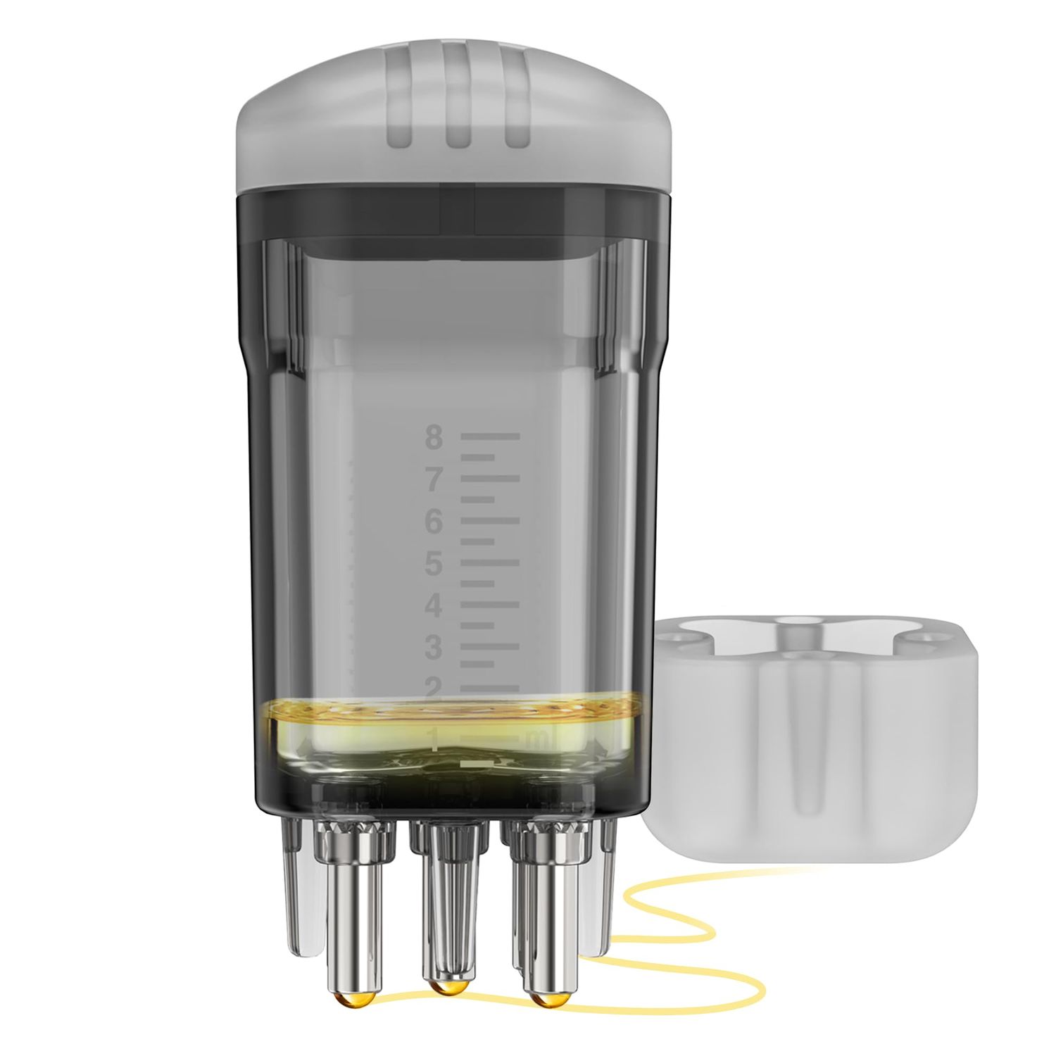 Minoxidil Applicator, Quick Even Apply Direct to Root Scalp Applicator Comb Minoxidil Applicator Tool, Small Hair Applicator Bottle Specially for Minoxidil Applicator Brush
