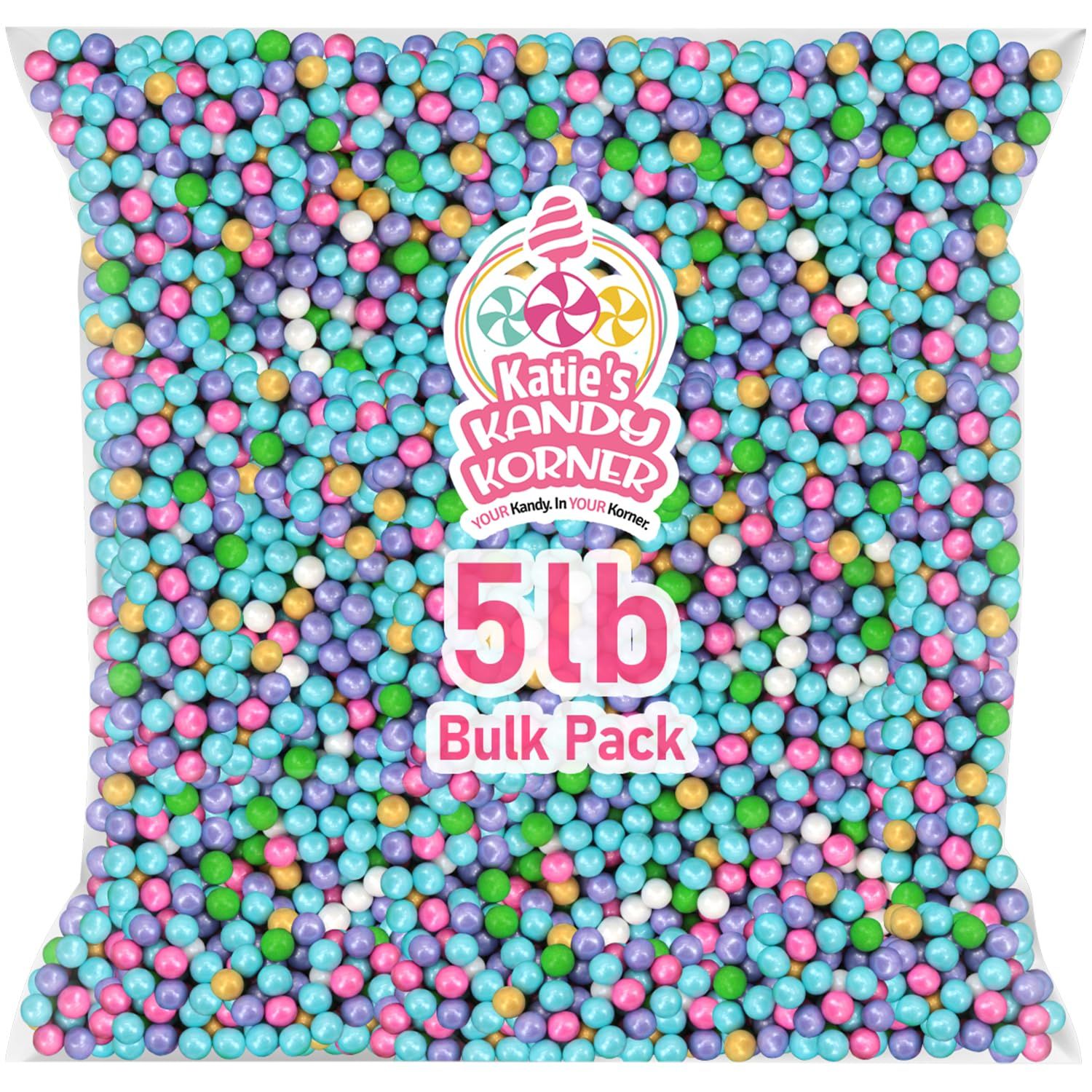 Easter Chocolate Candy, 5lb Pack of SixletsCandy Bulk, Ideal Easter Basket Fillers for Kids and Adults, Smooth and Crunchy Chocolate for Sharing, Perfect for Parties, Egg Hunts and Gift Bags
