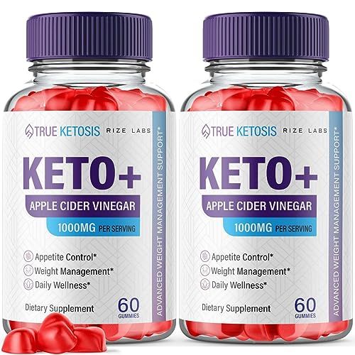 rize labs - True Ketosis ACV Gummies for Advanced Weight Loss - Keto ACV Slimming Belly Fat Diet Gummy AC 120 Gummies