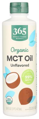 365 By Whole Foods Market, MCT Oil Unflavored, 16 Fl Oz