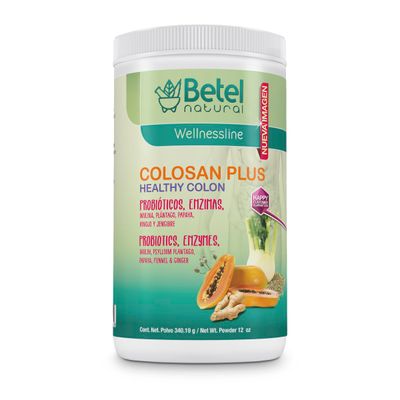 Colosan Plus - Healthy Colon All Natural Colon Cleanse with Probiotics - 340 g