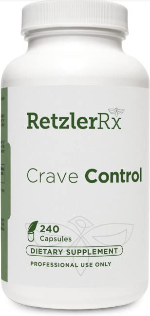 HormoneSynergy Crave Control by RetzlerRx Support to Help Curb Appetite and Combat Cravings - Chromium, DL-Phenylalanine, L-Glutamine, Vitamin B6 5-HTP for Mood Appetite Support 240 Capsules
