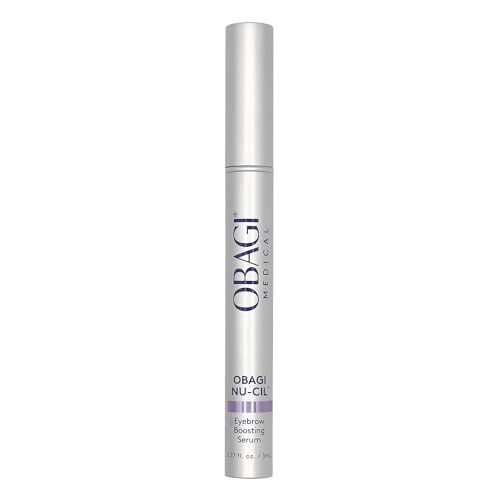 Obagi Nu-Cil Eyebrow Boosting Serum - Eyebrow Growth Serum with Hyaluronic Acid - Eyebrow Serum for Thin, Patchy Over-Tweezed Eyebrows - Fast Absorbing - 6ml