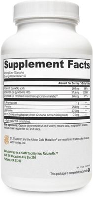 HormoneSynergy Crave Control by RetzlerRx Support to Help Curb Appetite and Combat Cravings - Chromium, DL-Phenylalanine, L-Glutamine, Vitamin B6 5-HTP for Mood Appetite Support 240 Capsules