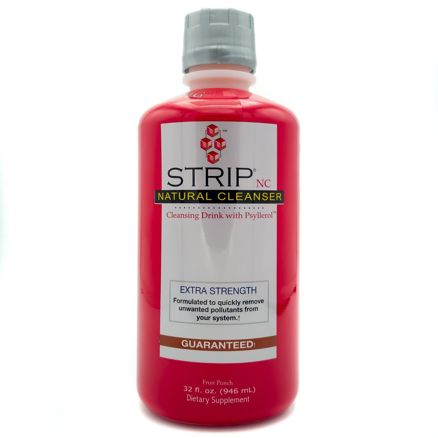 Wellgenix Strip NC - Herbal Cleanse Drink - Extra Strength - Fruit Punch - 32oz Pack of 1