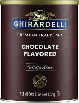 Ghirardelli Chocolate Frappe, Double Chocolate, 50-Ounce Can