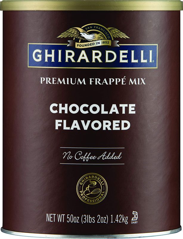 Ghirardelli Chocolate Frappe, Double Chocolate, 50-Ounce Can