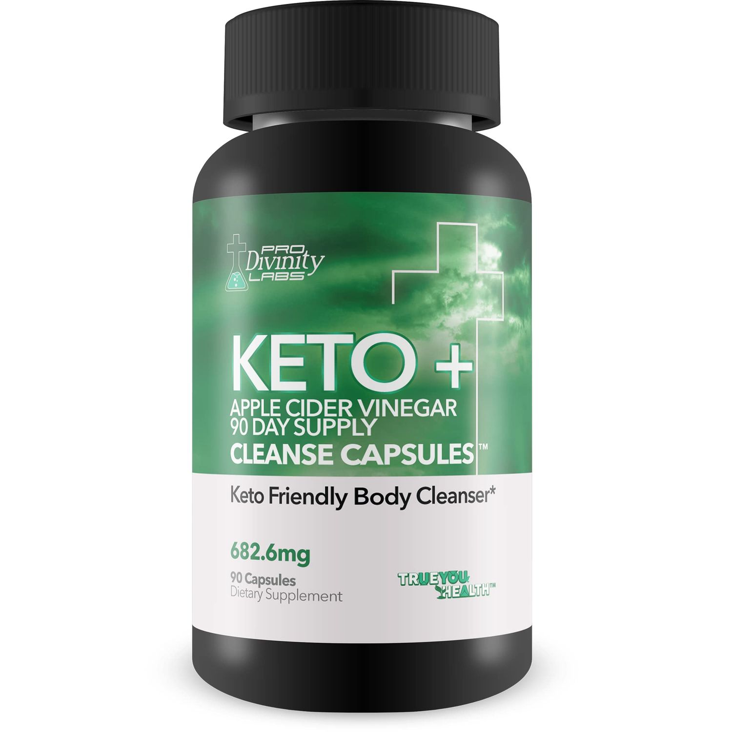 Pro Divinity Labs Keto Apple Cider Vinegar 90 Day Supply Cleanse Capsules - Keto Friendly Body Cleanser to Promote Overall Health - Premium Antioxidant Fiber Support for Digestive Immune Health