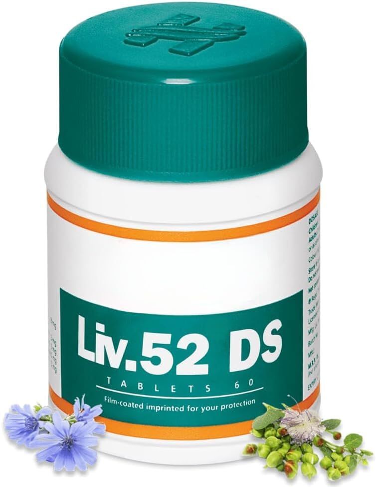 Liv 52 DS Herbal Supplement, Liver Cleanse, Liver Support, Eliminates Waste, Cleansing, Herbal 60 Tablets, 60 Day Supply