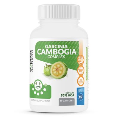 Garcinia Cambogia 95 HCA - Natural, Simple Pure Weight Loss Supplement - Max Strength 1400mg - 1 Month