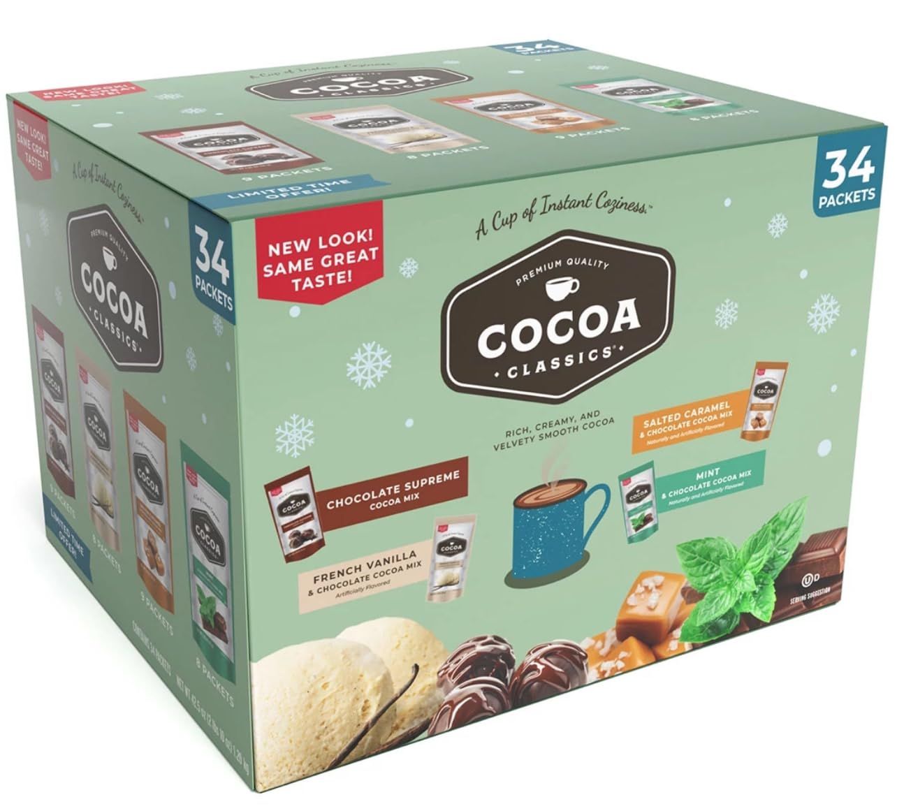 Hot Cocoa Mix Variety Pack 34 - Count