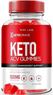 rize labs Keto Crave Keto ACV Gummies for Advanced Weight Loss, Maximum Strength Supplement, Gomitas Reviews 60 Gummies
